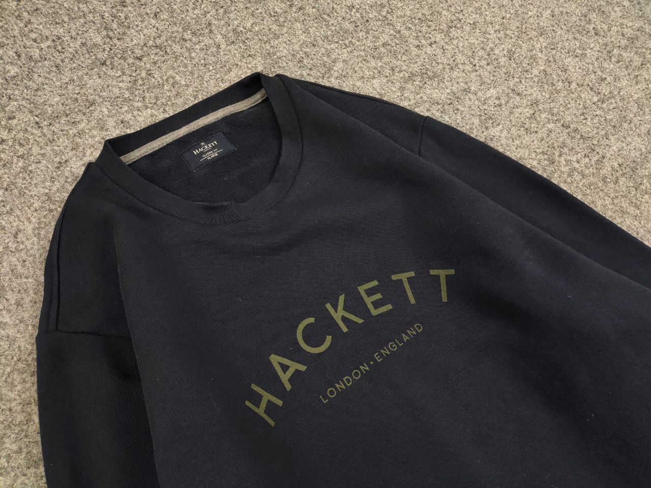 Hackett Hackett London Classic navy blue Crewneck Sweatshirt logo Size US XL / EU 56 / 4 - 12 Thumbnail