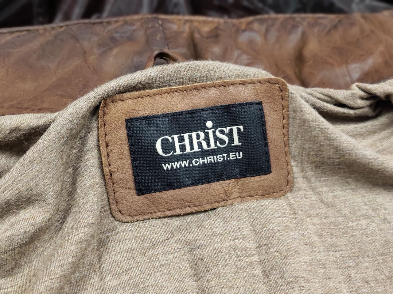 Vintage Werner Christ premium men's brown Leather Jacket Size US L / EU 52-54 / 3 - 20 Thumbnail