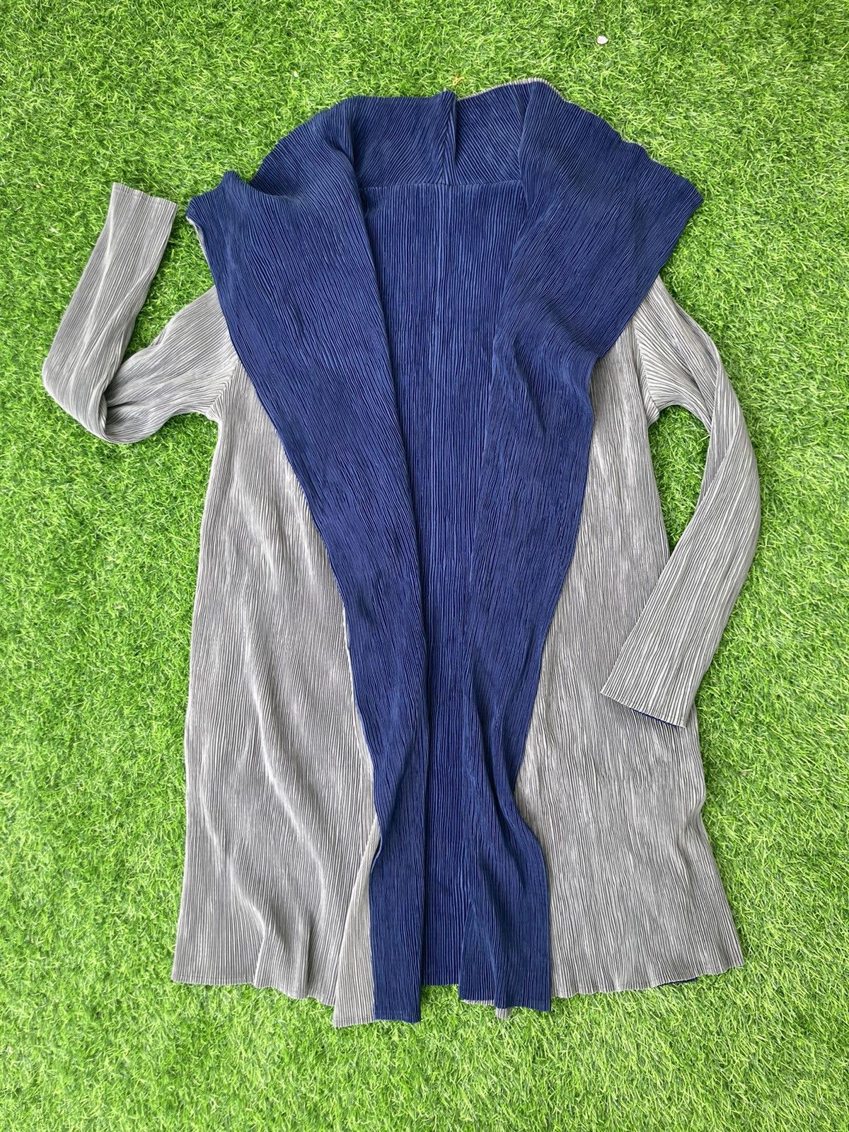 Japanese Brand CARDIGAN INSPIRED PLEATS PLEASE ISSEY MIYAKE Size US L / EU 52-54 / 3 - 4 Thumbnail