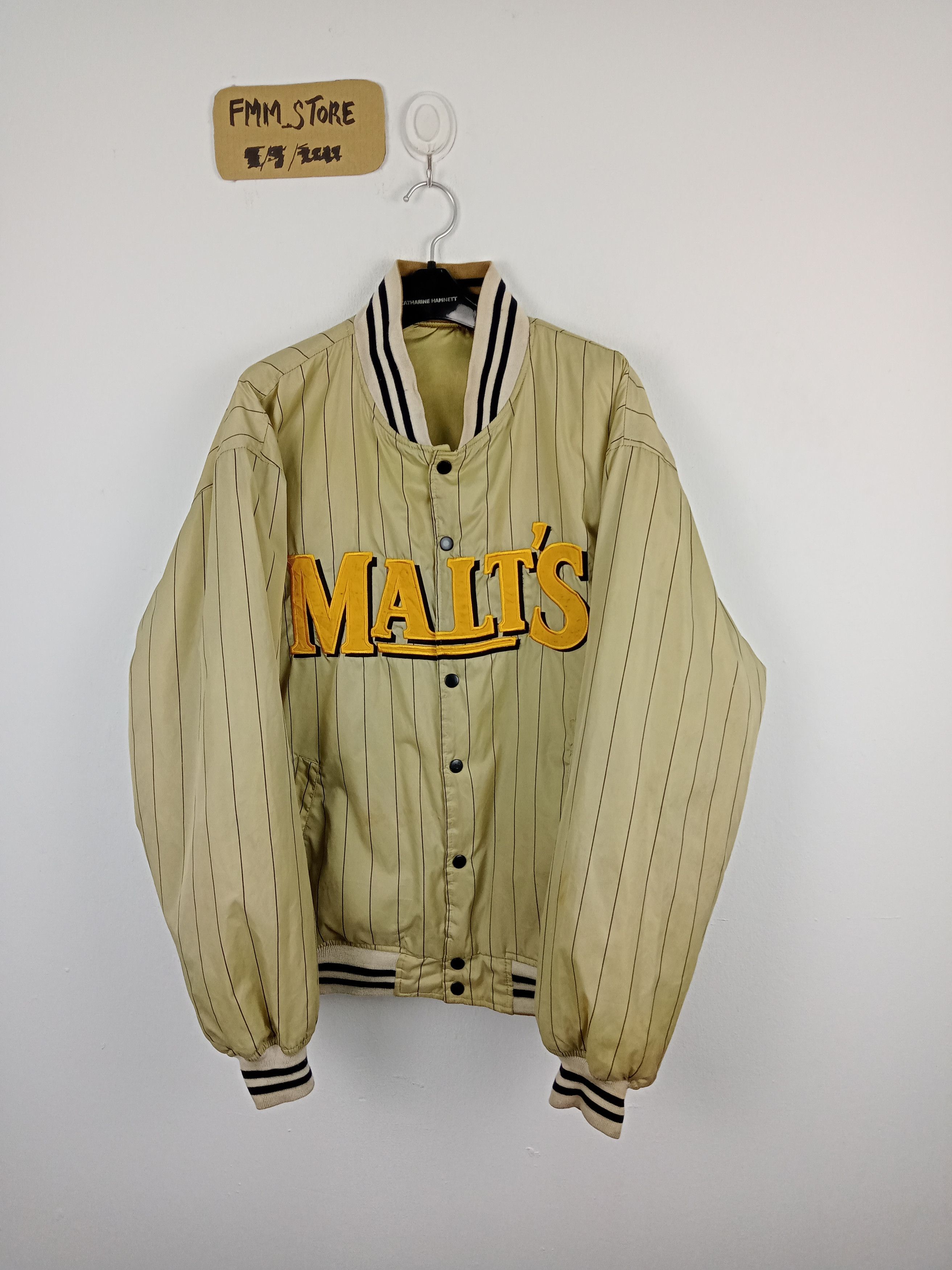 MLB × Vintage Vintage Malts Baseball Jacket Size US L / EU 52-54 / 3 - 1 Thumbnail