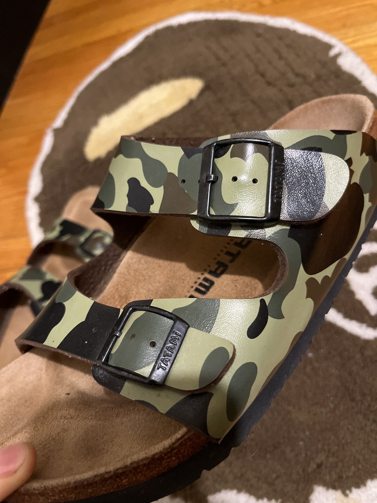 Bape Birkenstock Bape Birkenstock collab sandal Grailed