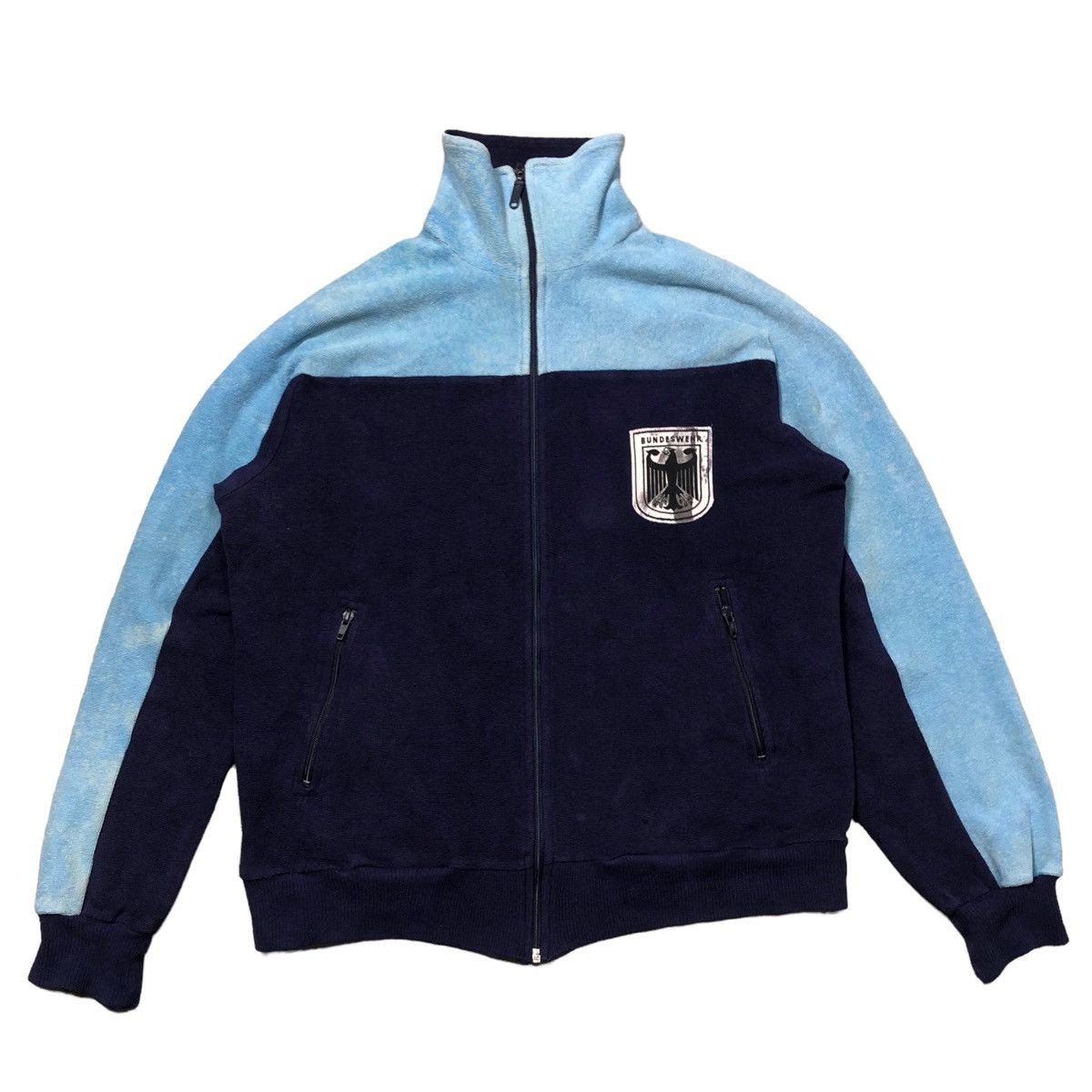 Vtg 80s Bundeswehr German Army Trainer Sportswear Tracktop