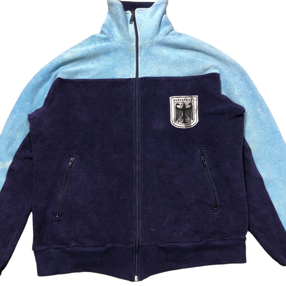 Vtg 80s Bundeswehr German Army Trainer Sportswear Tracktop