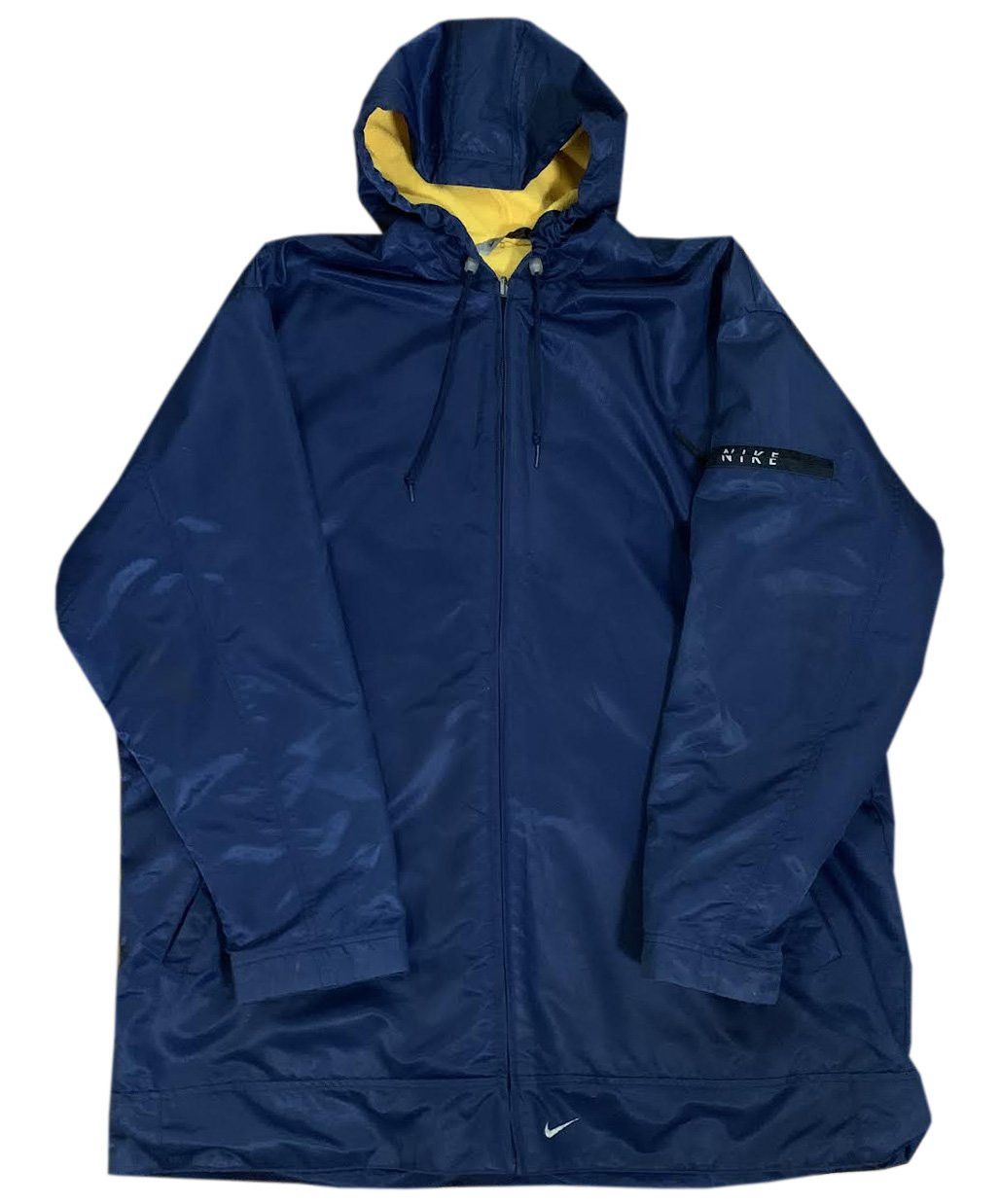 Vintage Nike Navy/ Yellow Jacket (Size XXL)
