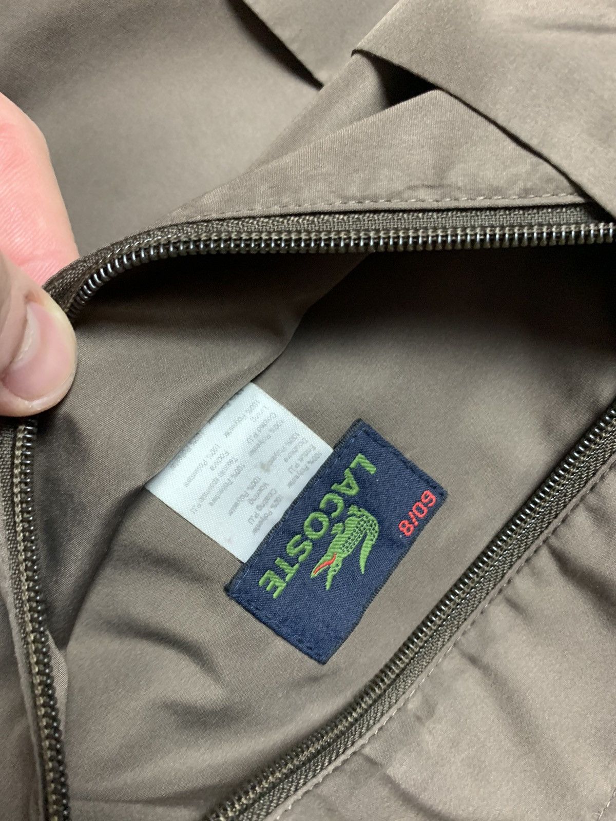 Lacoste × Vintage Vintage chemise Lacoste logo vest brown/ Beige Size US XXL / EU 58 / 5 - 11 Thumbnail