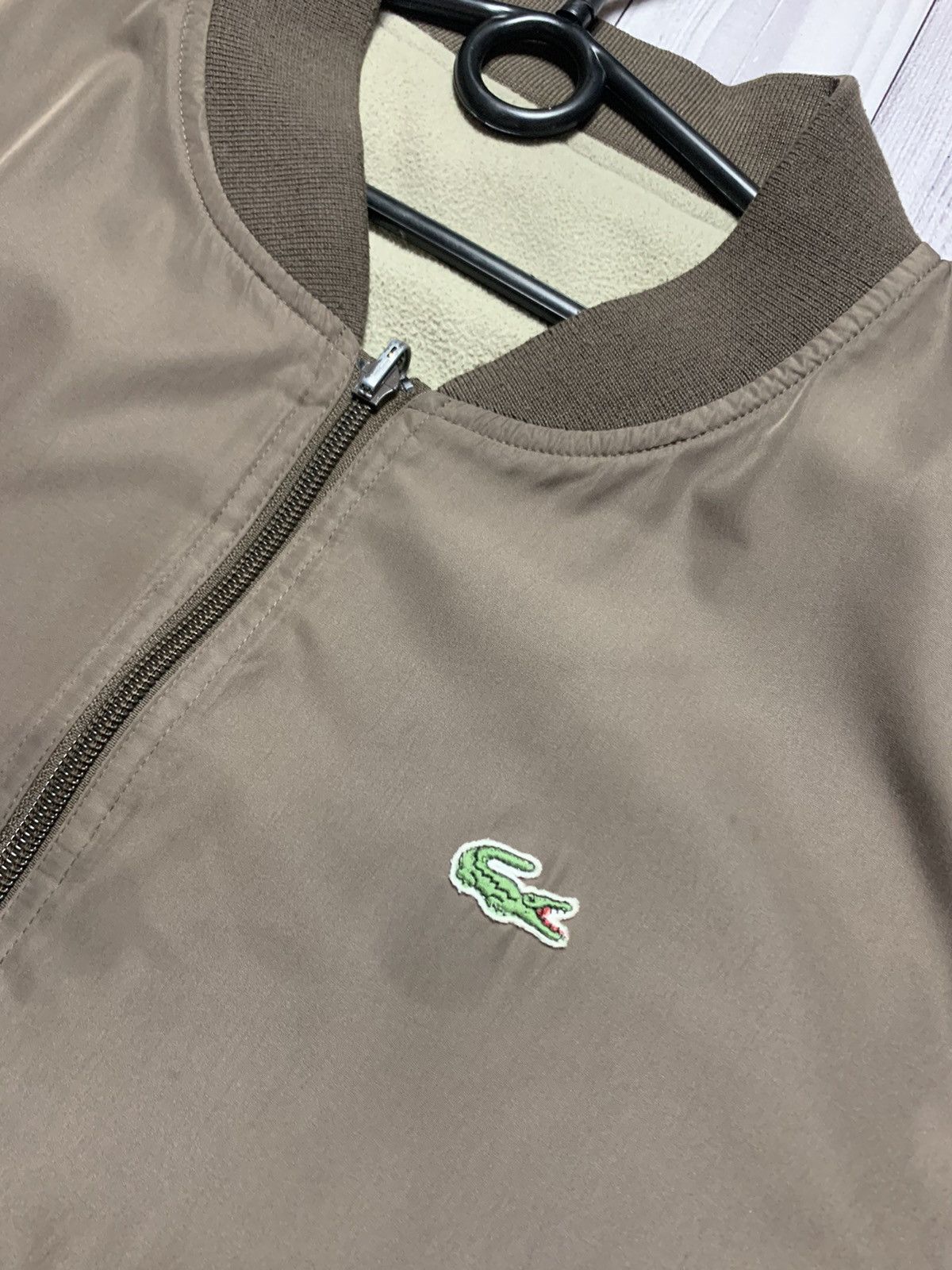 Lacoste × Vintage Vintage chemise Lacoste logo vest brown/ Beige Size US XXL / EU 58 / 5 - 9 Thumbnail
