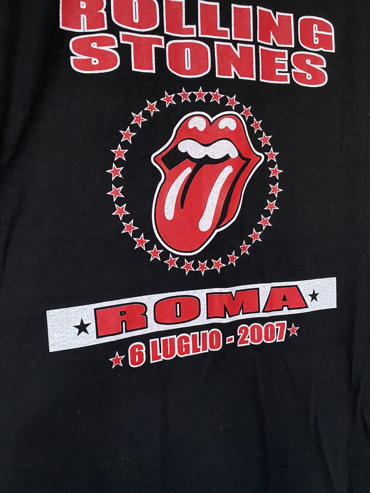 Band Tees RARE! 2007 Vintage The Rolling Stones ROMA T Shirt Tour Tee Size US L / EU 52-54 / 3 - 7 Thumbnail
