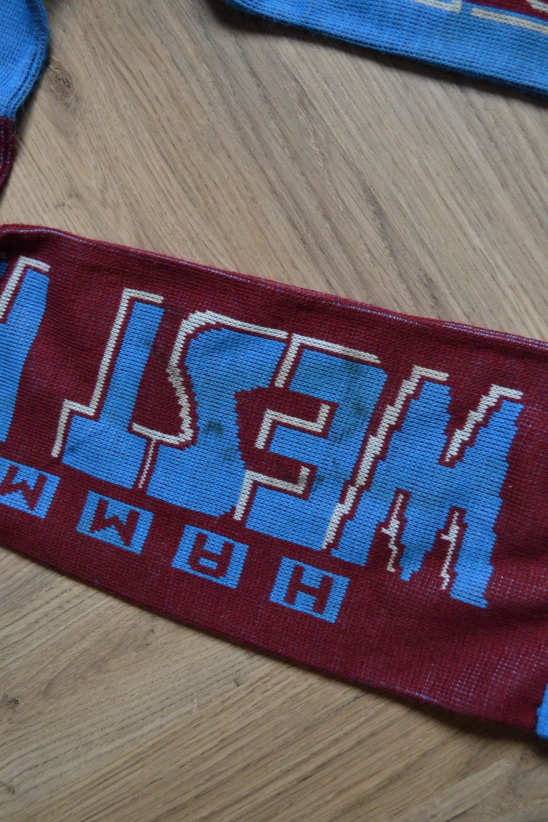 Vintage West Ham United Vintage Scarf Soccer Size ONE SIZE - 5 Thumbnail