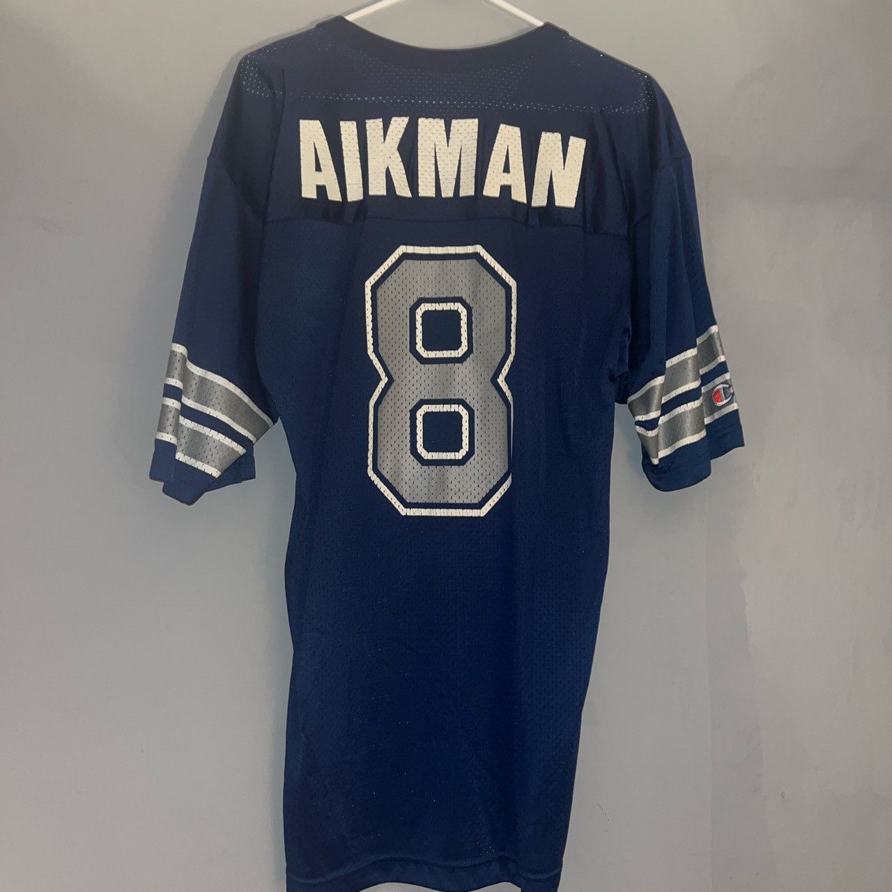 Champion Dallas Cowboys Troy Aikman NFL Jersey by Champion (RARE) Size US M / EU 48-50 / 2 - 1 Thumbnail