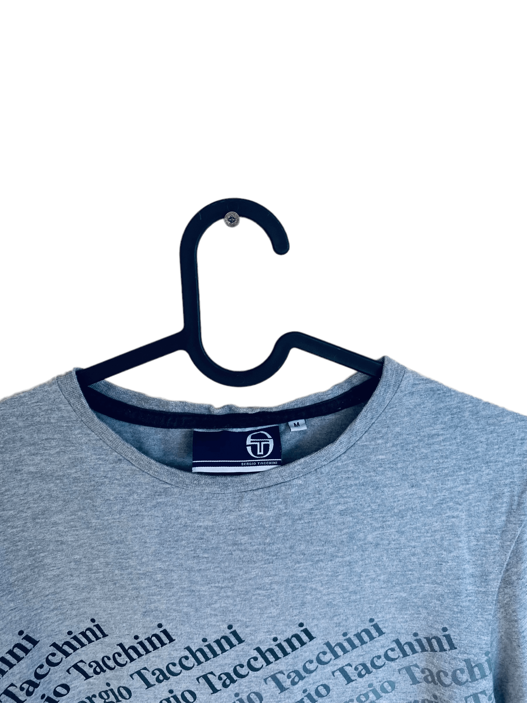Sergio Tacchini × Vintage Sergio Tacchini spellout, logo t-shirt, size M Size US M / EU 48-50 / 2 - 2 Thumbnail