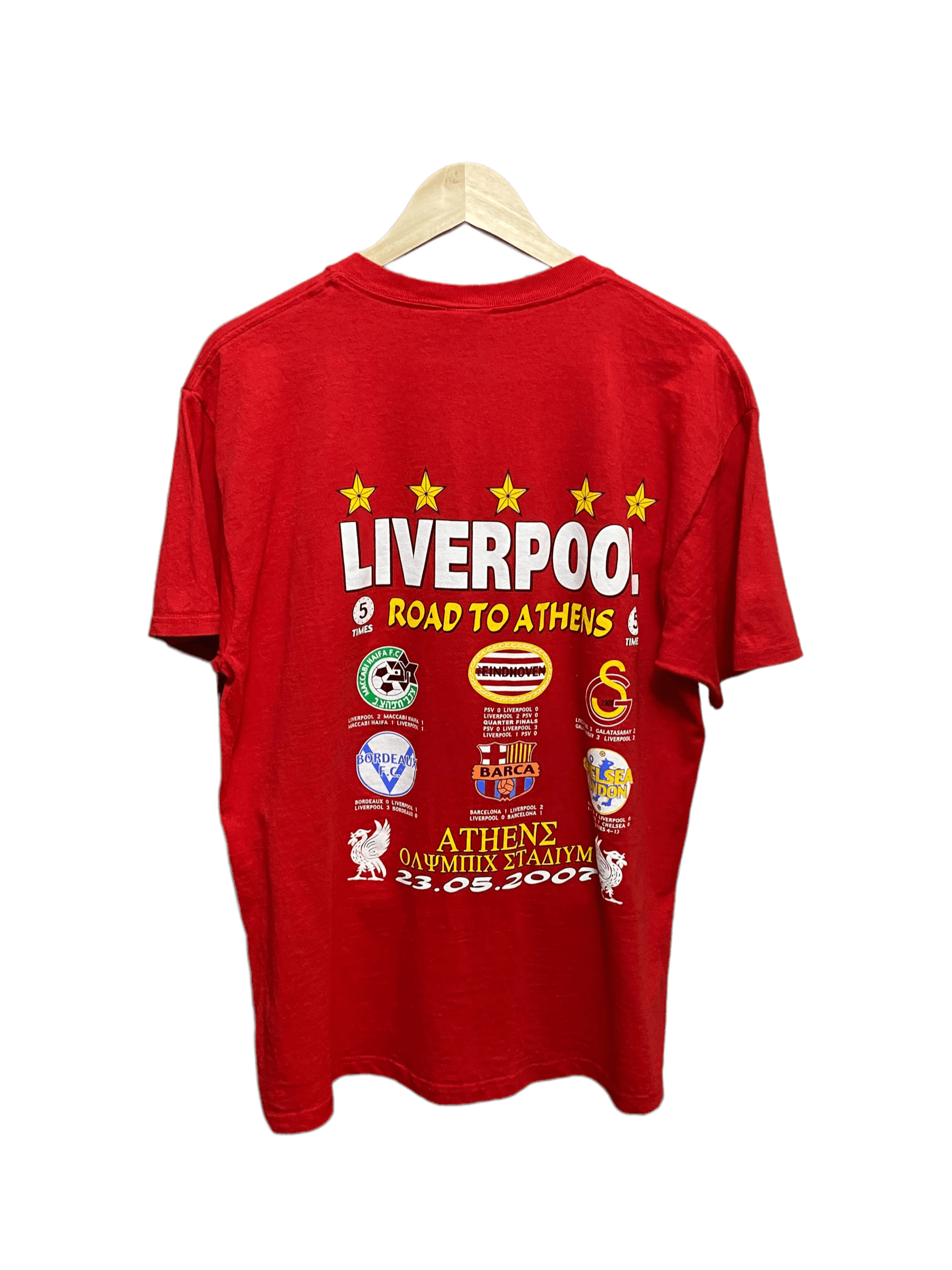 Vintage Liverpool FC Champion League 2007 vintage tee, size L Size US L / EU 52-54 / 3 - 3 Thumbnail