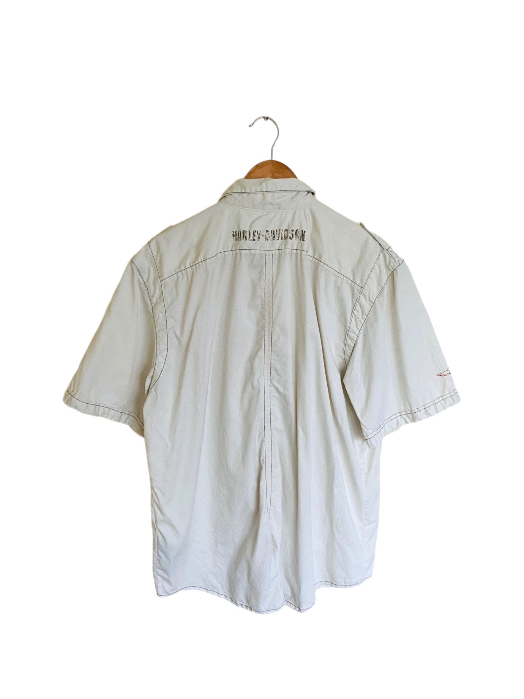 Harley Davidson × Vintage Harley Davidson vintage shortsleeve shirt, size XL Size US XL / EU 56 / 4 - 4 Thumbnail