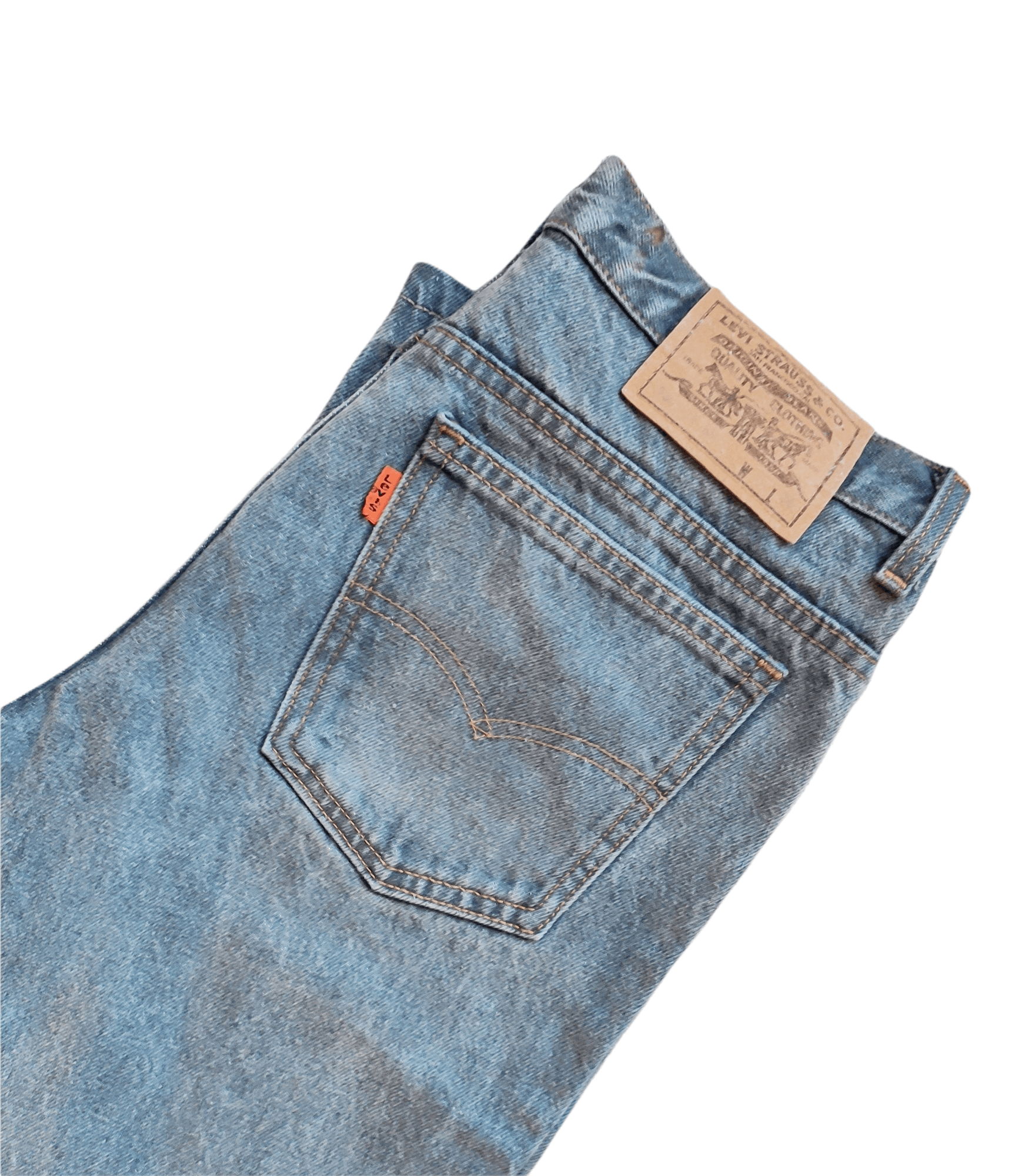 Levi's Levi's 631 orange tab 1986 rok, W32/L36 Size US 33 - 2 Thumbnail