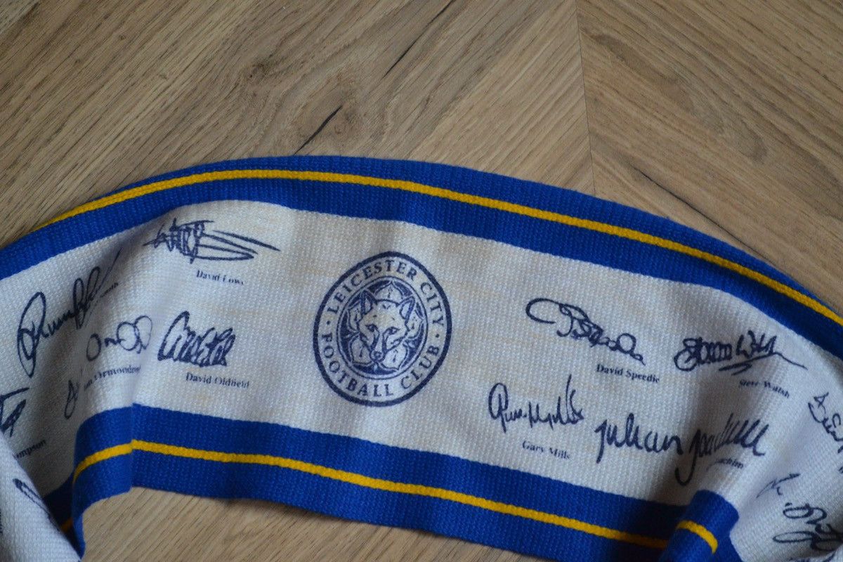Vintage Vintage 90s Leicester City Football Scarf Retro Size ONE SIZE - 3 Thumbnail
