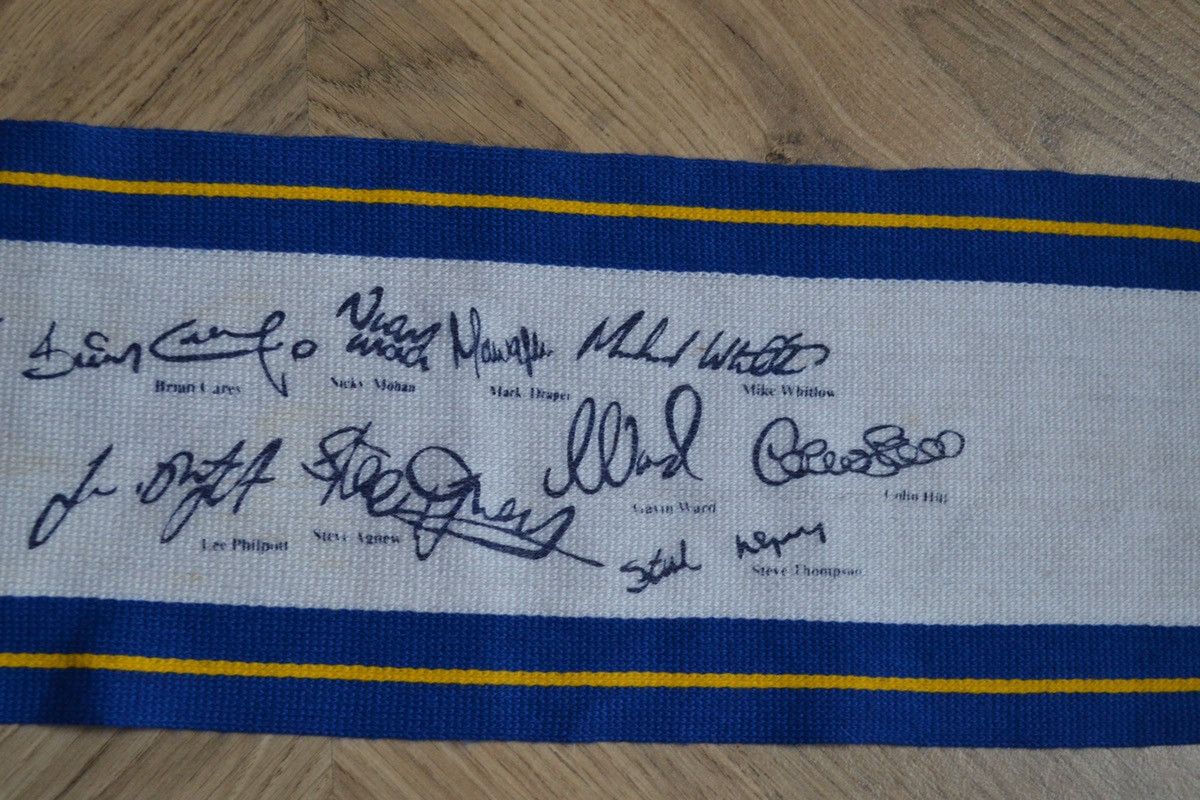 Vintage Vintage 90s Leicester City Football Scarf Retro Size ONE SIZE - 8 Thumbnail