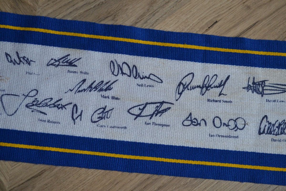 Vintage Vintage 90s Leicester City Football Scarf Retro Size ONE SIZE - 5 Thumbnail