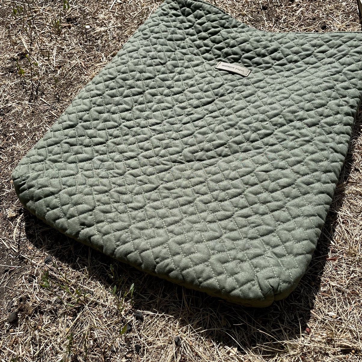 Vintage Vintage 90s Japanese Quilted Shoulder Bag Streetwear Boxy OS Size ONE SIZE - 2 Thumbnail