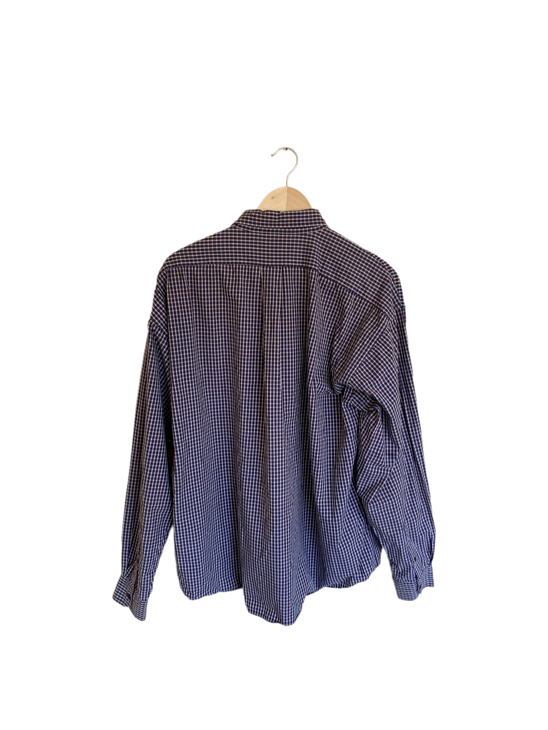 Vintage Yves Saint Laurent YSL checkered shirt, size XL Size US XL / EU 56 / 4 - 4 Thumbnail