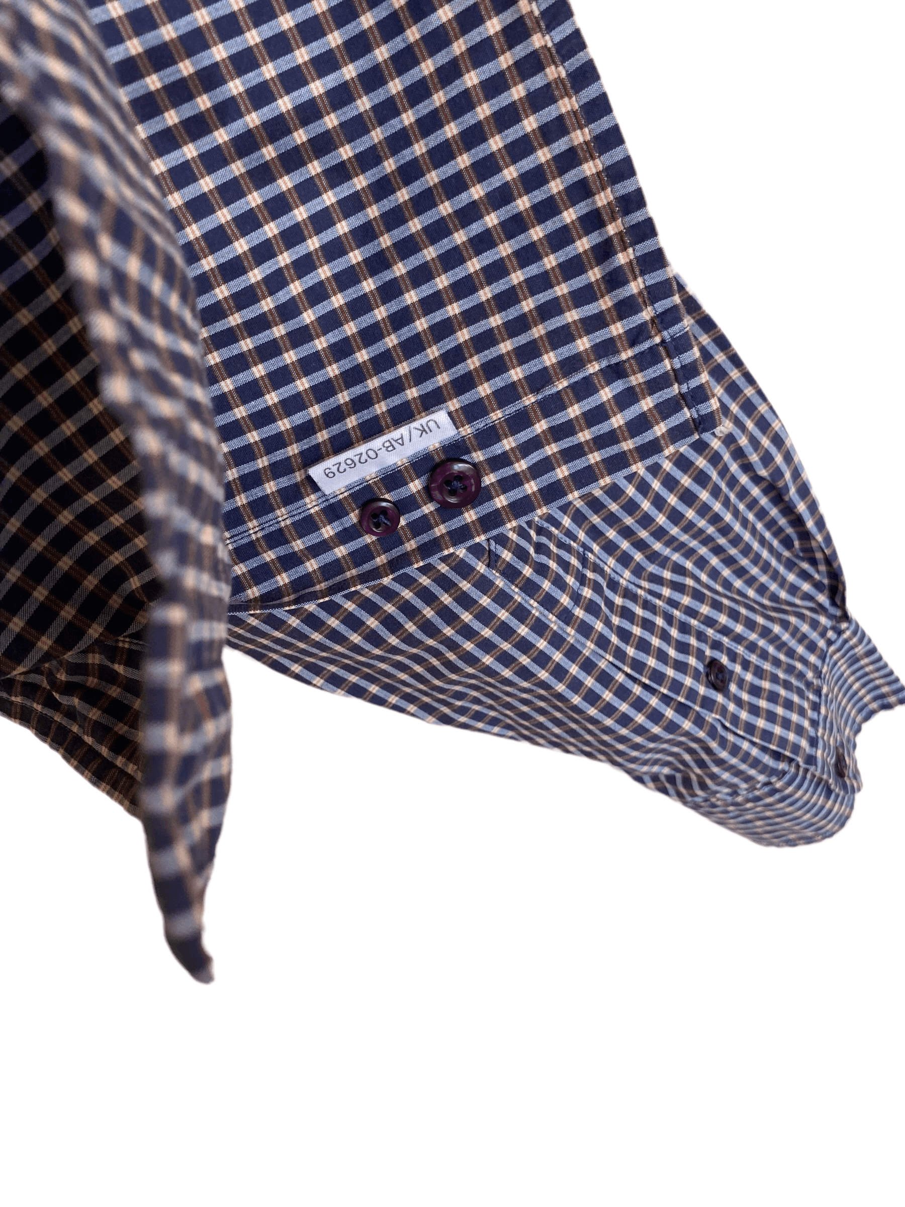 Vintage Yves Saint Laurent YSL checkered shirt, size XL Size US XL / EU 56 / 4 - 5 Thumbnail