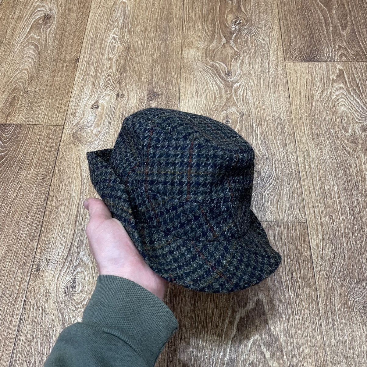 Vintage Vintage Y2K Harris Tweed Houndstooth Bucket Hat Gorpcore OS Size ONE SIZE - 1 Thumbnail