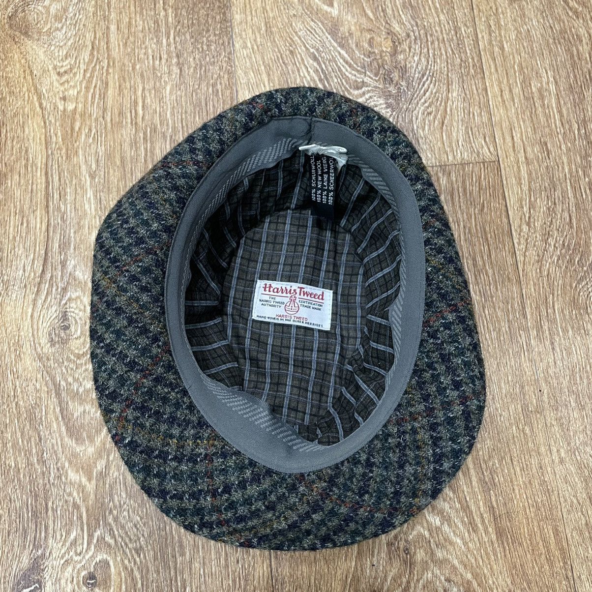 Vintage Vintage Y2K Harris Tweed Houndstooth Bucket Hat Gorpcore OS Size ONE SIZE - 4 Thumbnail