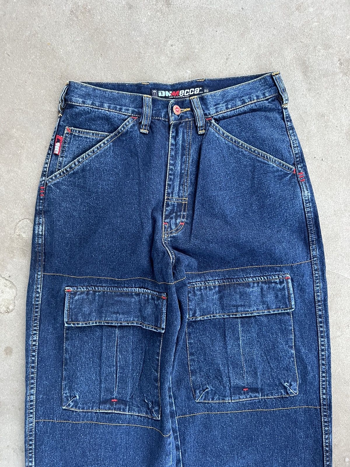 JNCO NWT Vintage Baggy Skate Jeans Mecca Denim Size US 32 / EU 48 - 7 Thumbnail
