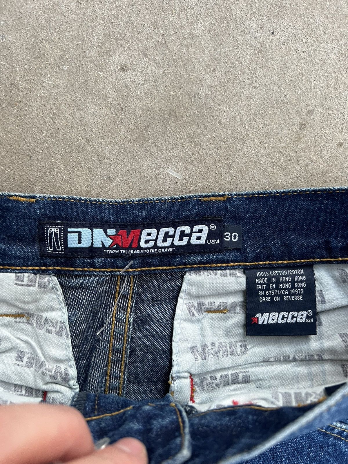 JNCO NWT Vintage Baggy Skate Jeans Mecca Denim Size US 32 / EU 48 - 8 Thumbnail