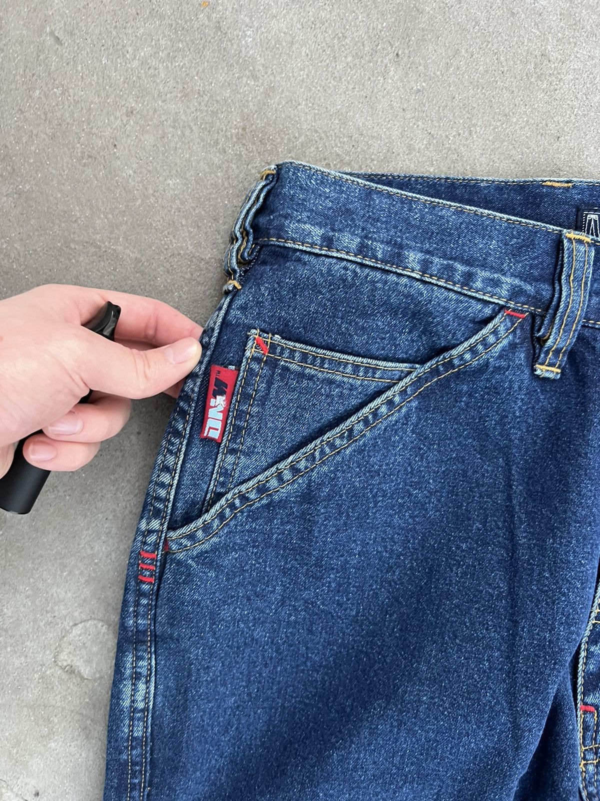 JNCO NWT Vintage Baggy Skate Jeans Mecca Denim Size US 32 / EU 48 - 9 Thumbnail