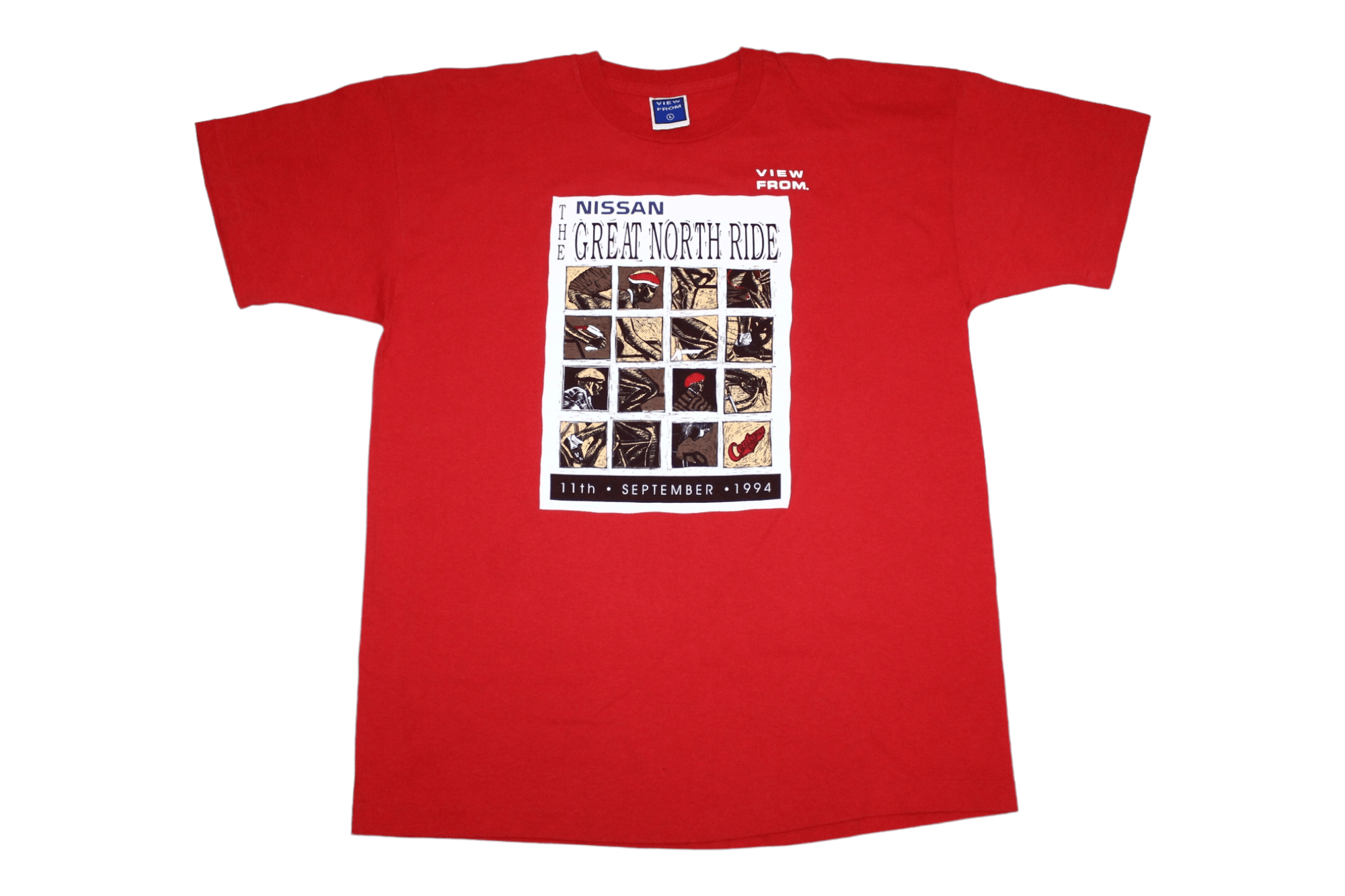Vintage VTG🔥 '94 Nissan The Great North Ride by View From T-shirt Size US L / EU 52-54 / 3 - 1 Thumbnail