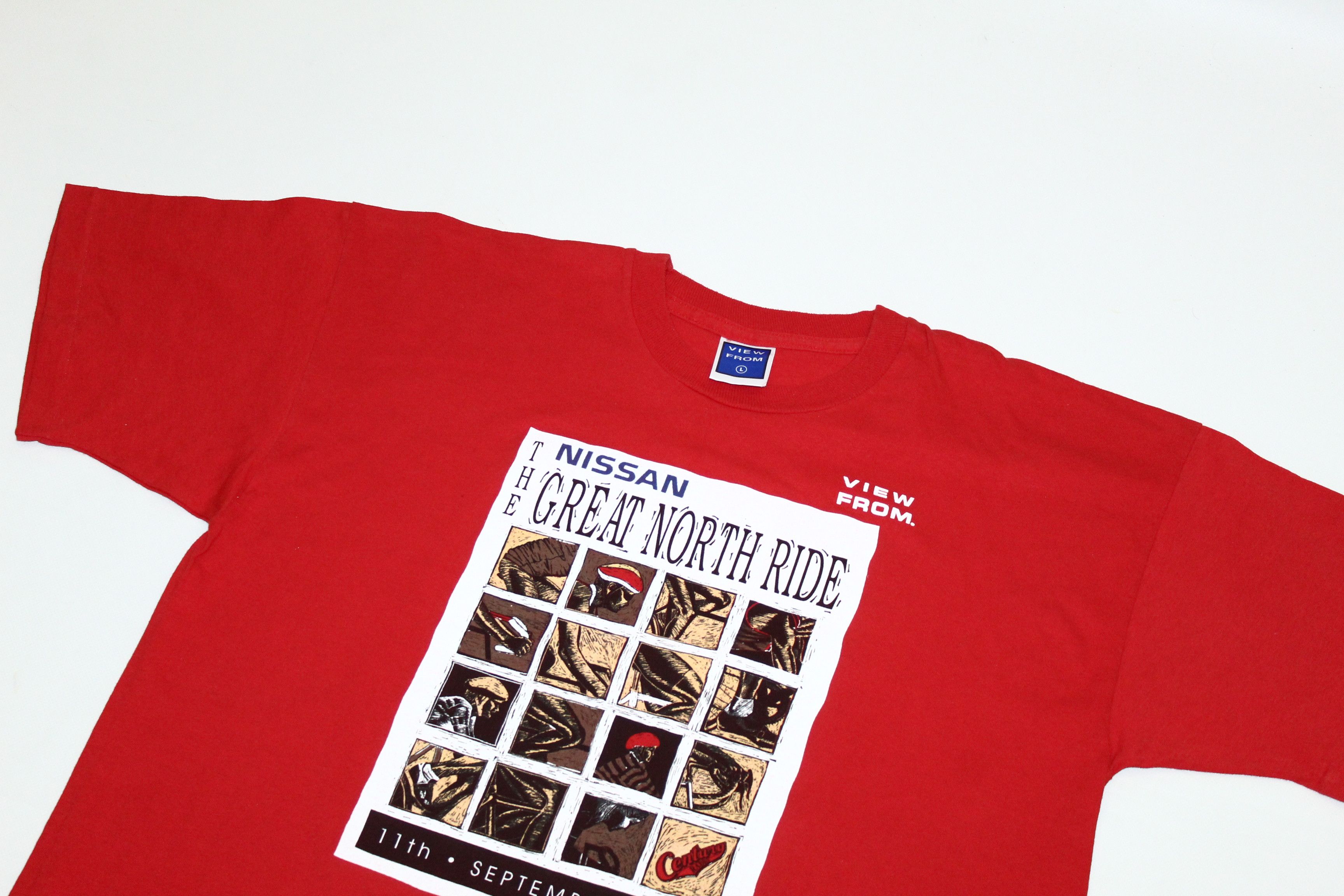 Vintage VTG🔥 '94 Nissan The Great North Ride by View From T-shirt Size US L / EU 52-54 / 3 - 3 Thumbnail