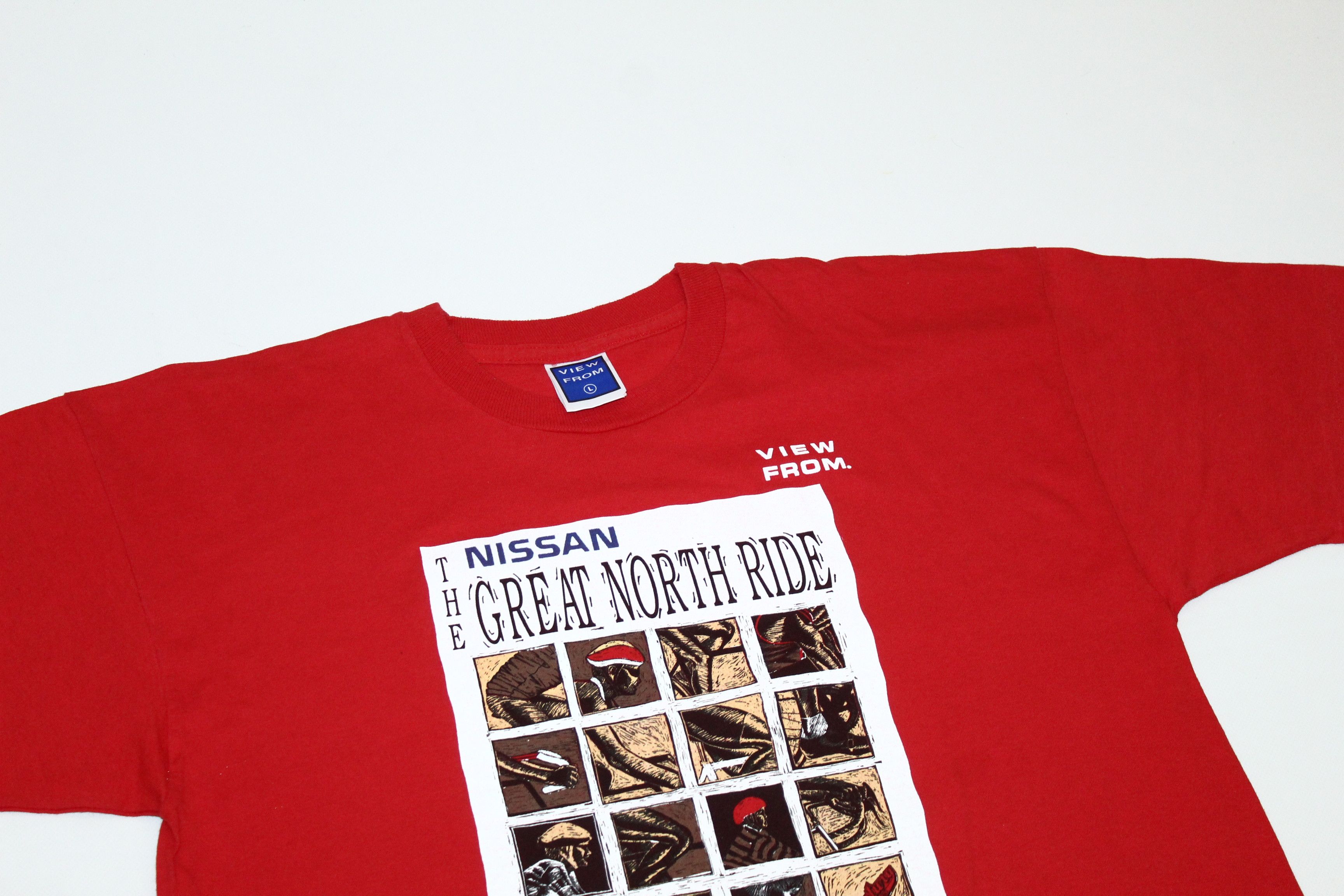 Vintage VTG🔥 '94 Nissan The Great North Ride by View From T-shirt Size US L / EU 52-54 / 3 - 2 Thumbnail
