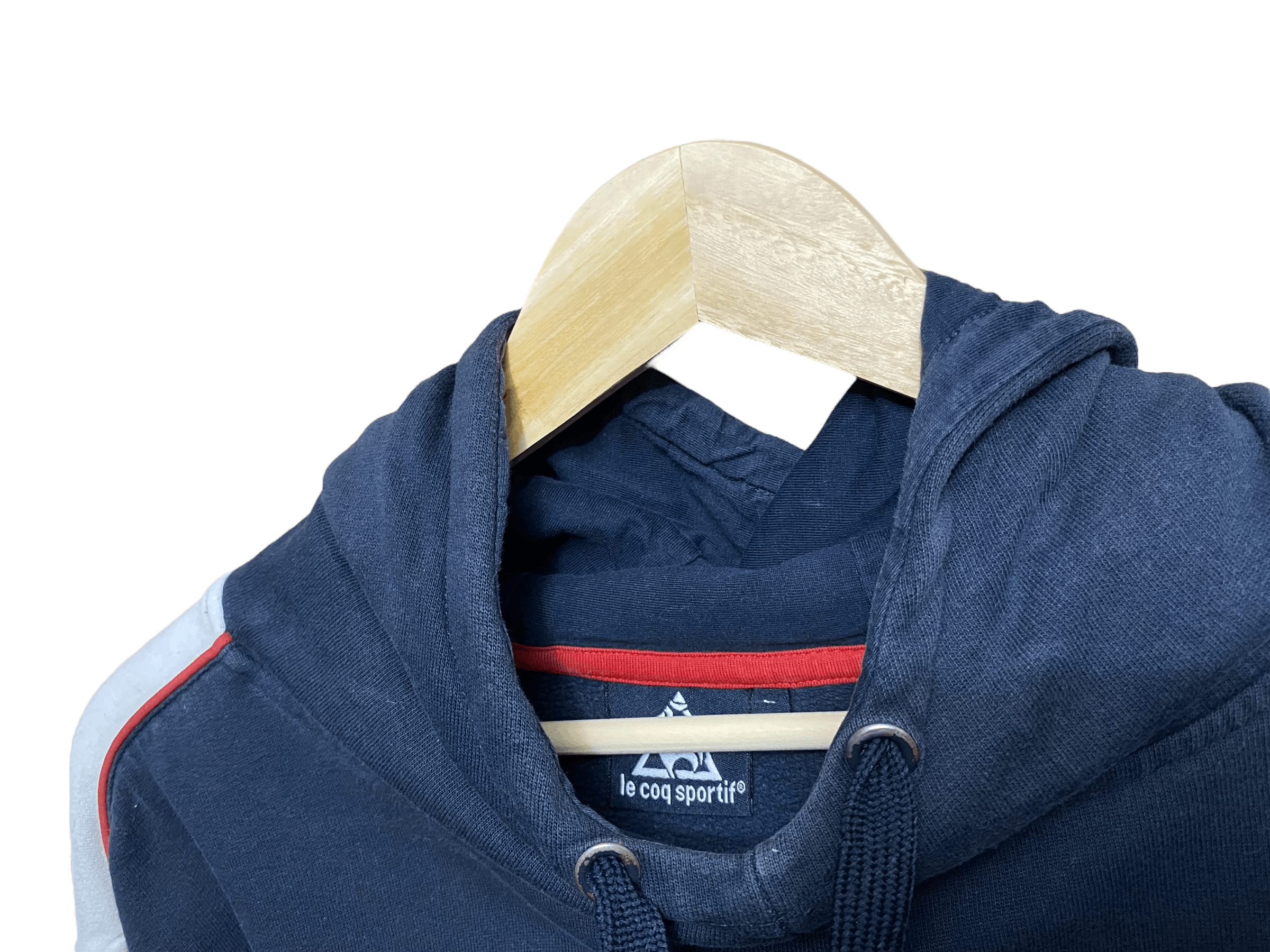 Le Coq Sportif × Vintage Le Coq Sportif vintage 90s' spellout hoodie, size L Size US L / EU 52-54 / 3 - 2 Thumbnail