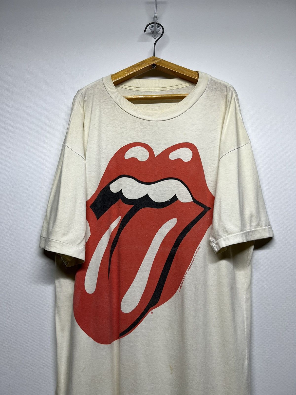 Vintage 1989-90 Rare The Rolling Stones Europe Tour T-Shirt