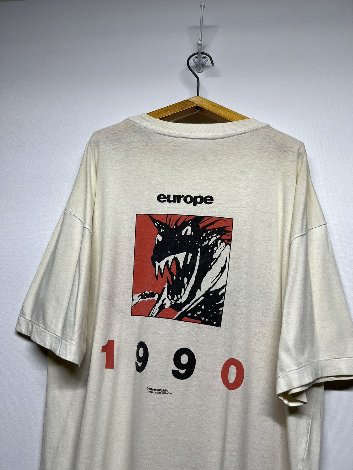 Vintage 1989-90 Rare The Rolling Stones Europe Tour T-Shirt