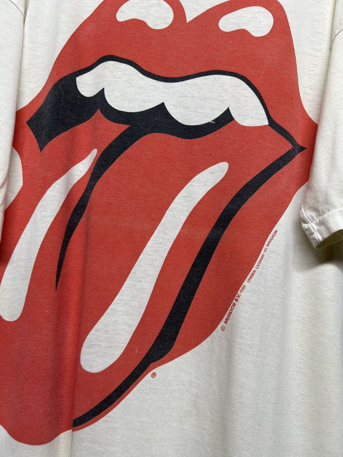 Vintage 1989-90 Rare The Rolling Stones Europe Tour T-Shirt