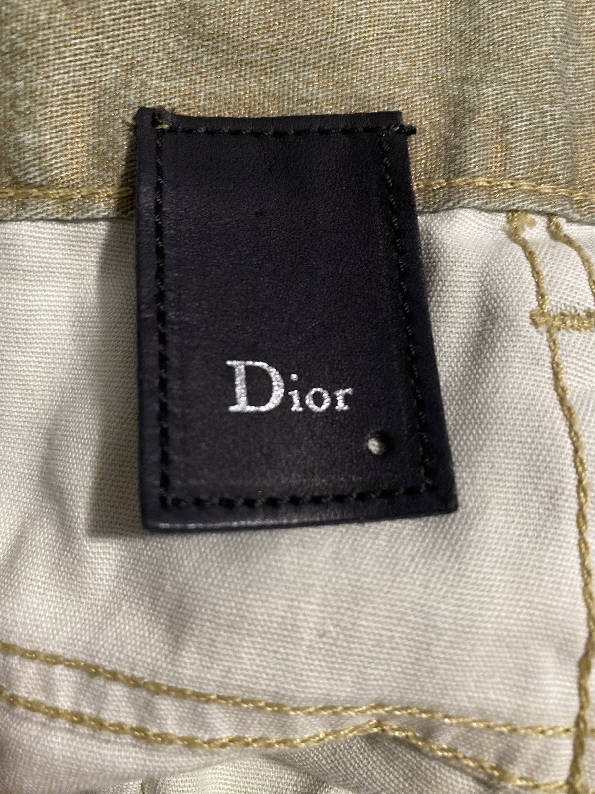 Dior Dior Homme Gold Coated Light Denim 2006 Spring/Summer Size US 29 - 3 Thumbnail