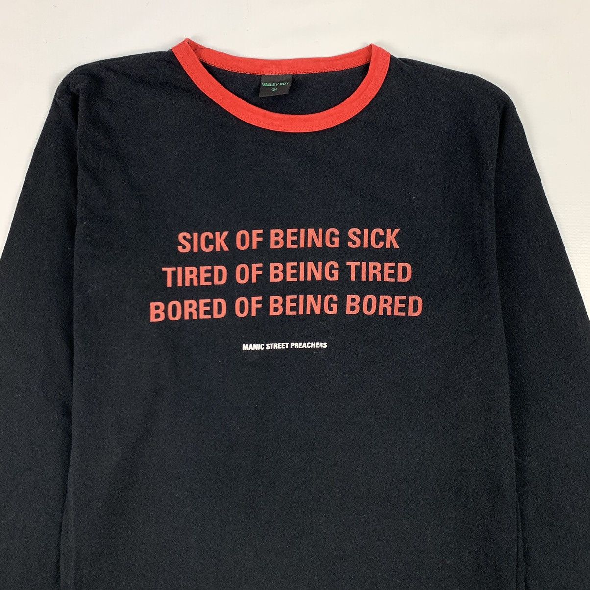 Band Tees Manic Street Preachers Band By Valley Boy Long Sleeve Shirt Size US XL / EU 56 / 4 - 4 Thumbnail
