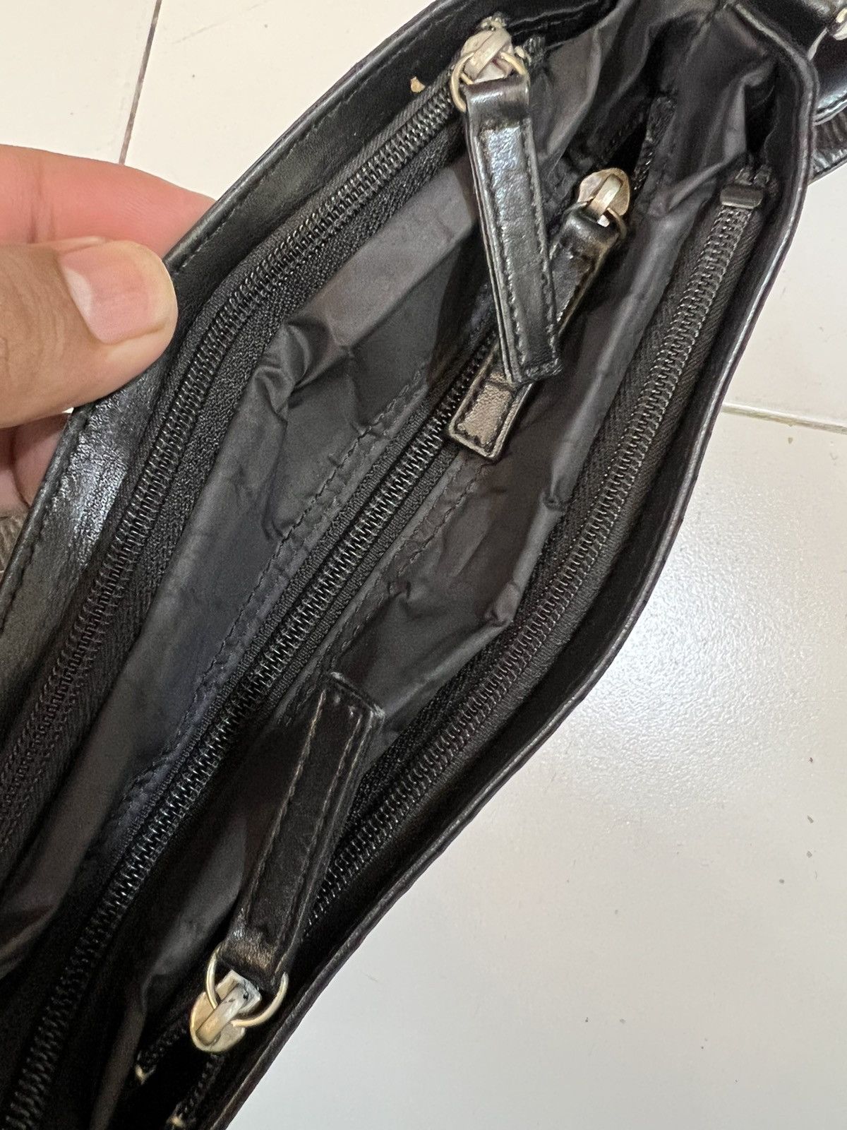 Issey Miyake IM Issey Miyake Sling Bag Black Nylon Size ONE SIZE - 6 Thumbnail