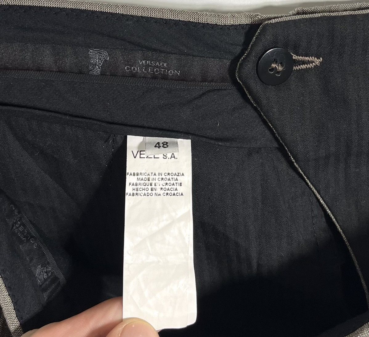 Versace Versace Collection Wool Striped Trousers Pants Men's 48 Size US 32 / EU 48 - 7 Thumbnail