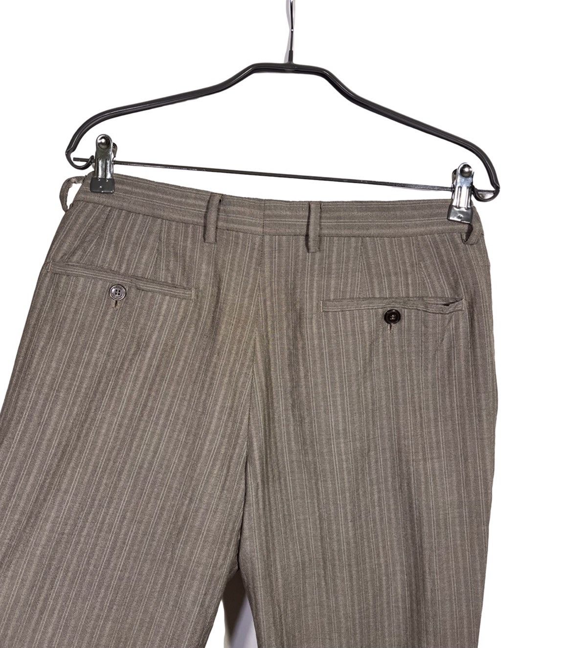 Versace Versace Collection Wool Striped Trousers Pants Men's 48 Size US 32 / EU 48 - 4 Thumbnail
