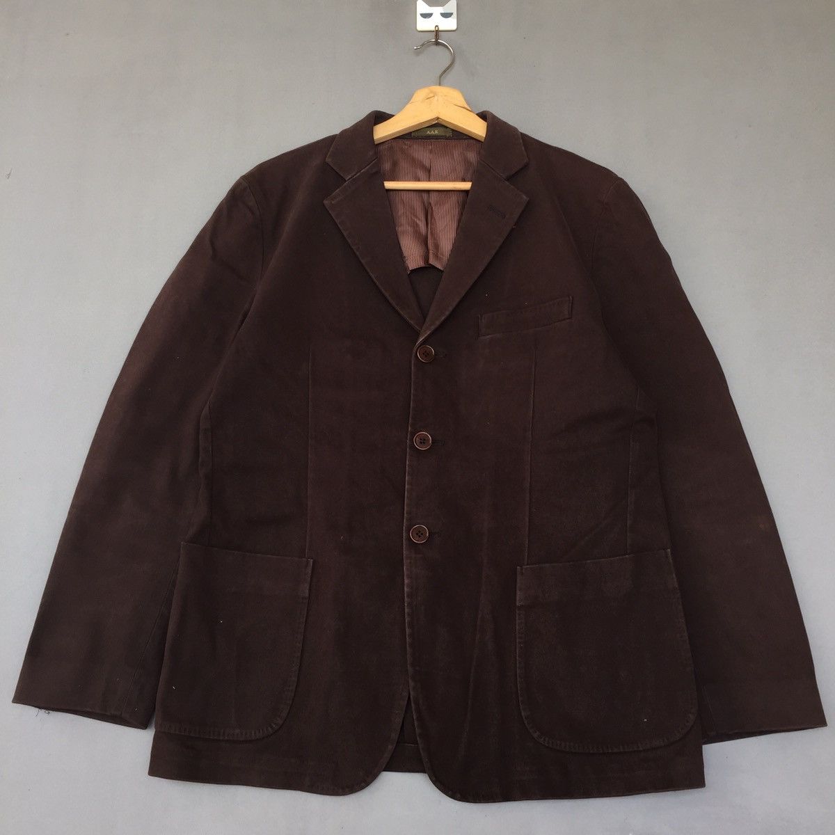 Y's × Y's for Men × Yohji Yamamoto Vintage Designer A.A.R by Yohji Design Studio Coat Blazer Size 38R - 1 Thumbnail