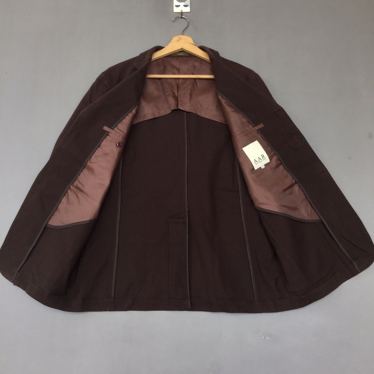 Y's × Y's for Men × Yohji Yamamoto Vintage Designer A.A.R by Yohji Design Studio Coat Blazer Size 38R - 5 Thumbnail