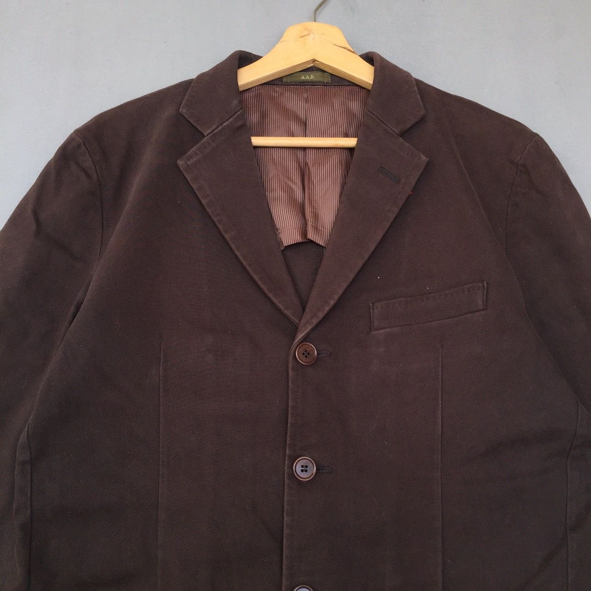 Y's × Y's for Men × Yohji Yamamoto Vintage Designer A.A.R by Yohji Design Studio Coat Blazer Size 38R - 2 Thumbnail