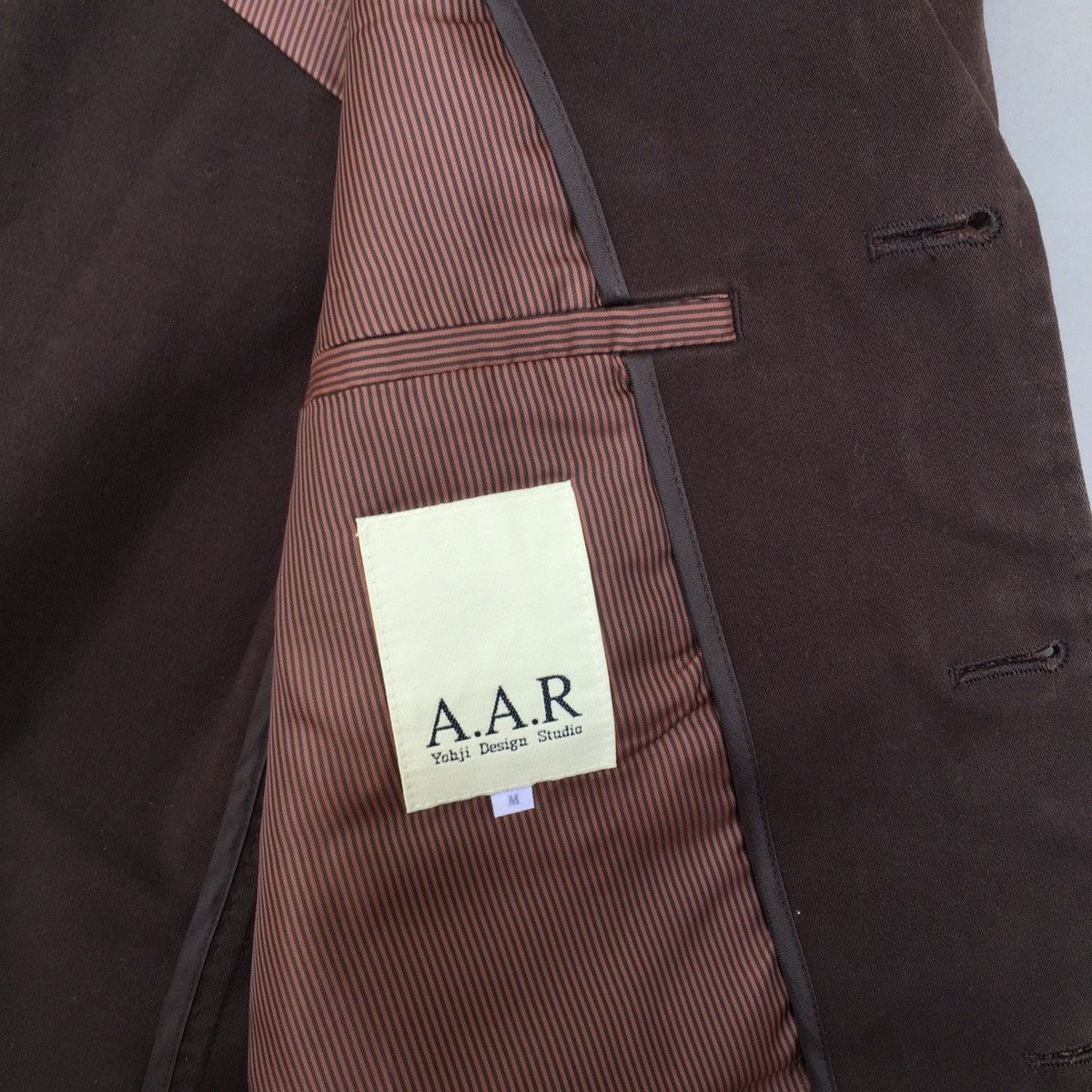 Y's × Y's for Men × Yohji Yamamoto Vintage Designer A.A.R by Yohji Design Studio Coat Blazer Size 38R - 6 Thumbnail