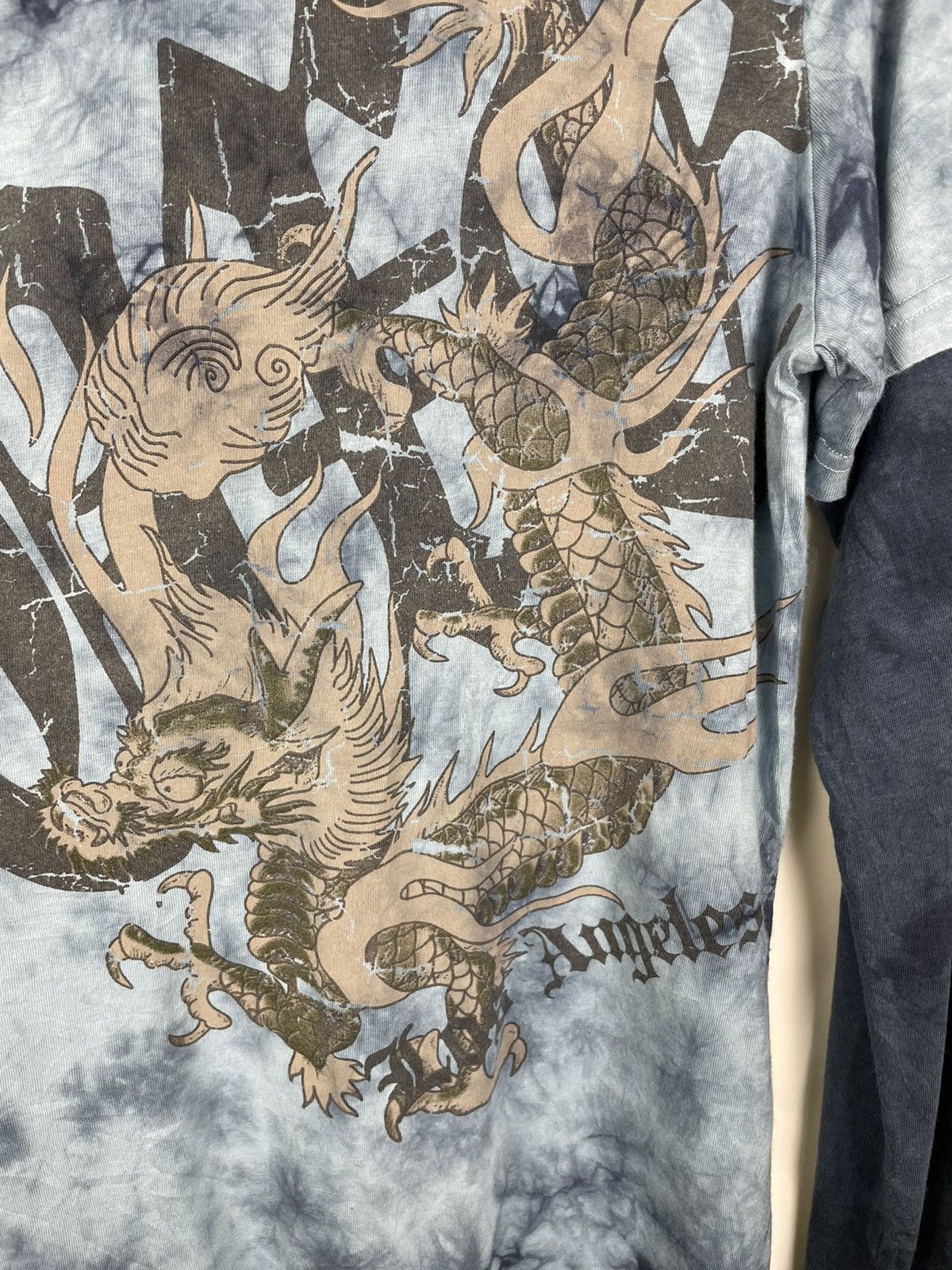 Japanese Brand DENIM BAR BLUE LABEL by BeBe TIE DYE LONG SLEEVE Size US M / EU 48-50 / 2 - 12 Thumbnail