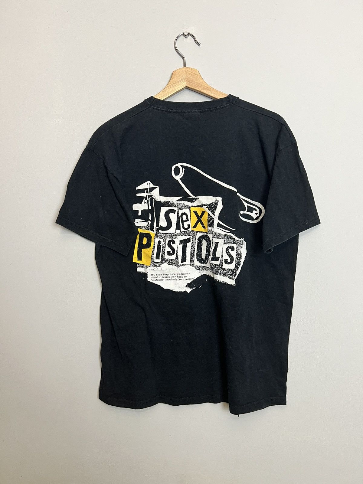 Band Tees Vintage 00s Sid Vicious Sex Pistols Anarachy Punk Band Tee Size US M / EU 48-50 / 2 - 2 Thumbnail