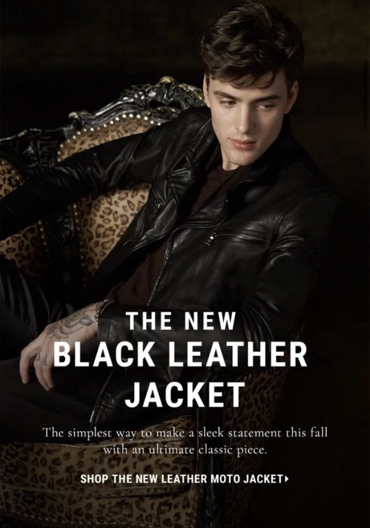 John Varvatos Leather Moto jacket. 54 Size US L / EU 52-54 / 3 - 11 Thumbnail
