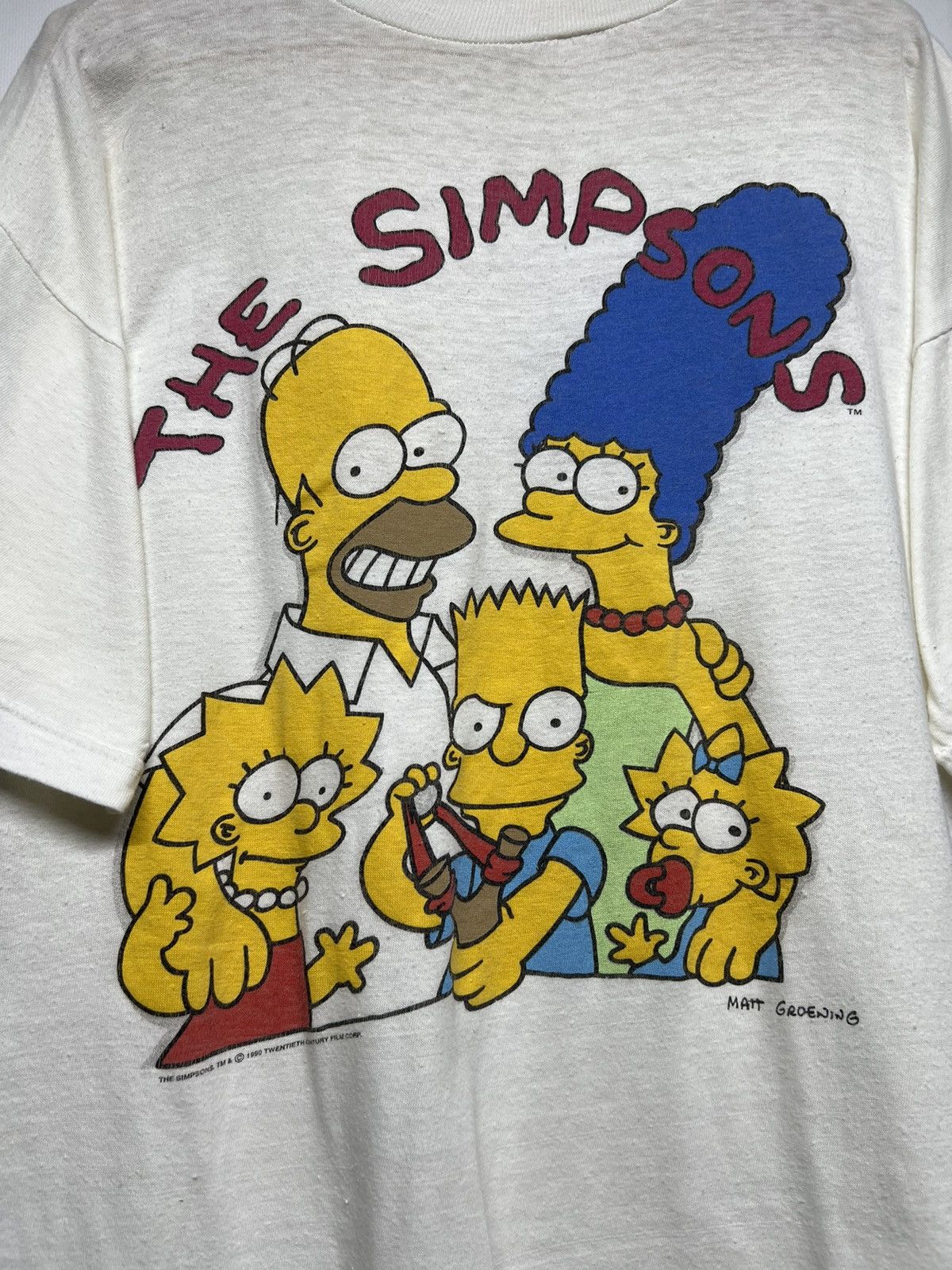 The Simpsons × Vintage Vintage Y2k 1990 The Simpsons Matt Groening Rare T-Shirt 90s Size US M / EU 48-50 / 2 - 3 Thumbnail