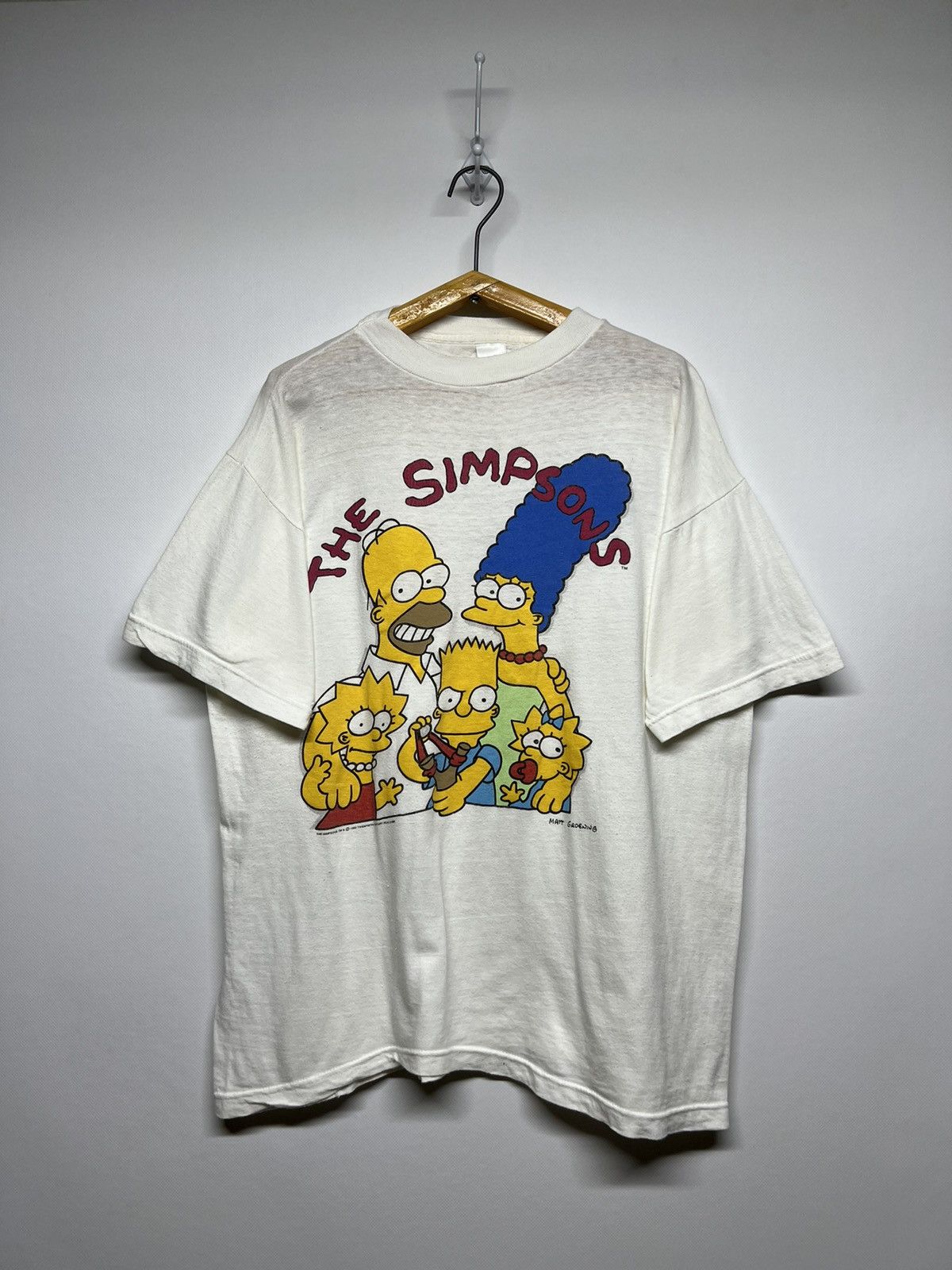 The Simpsons × Vintage Vintage Y2k 1990 The Simpsons Matt Groening Rare T-Shirt 90s Size US M / EU 48-50 / 2 - 2 Thumbnail