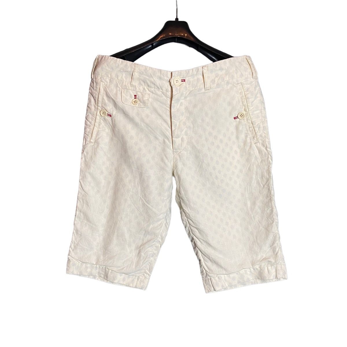 Comme des Garcons × Junya Watanabe Junya Watanabe Comme des Garçons Pattern Chino Cargo Shorts Size US 33 - 1 Thumbnail
